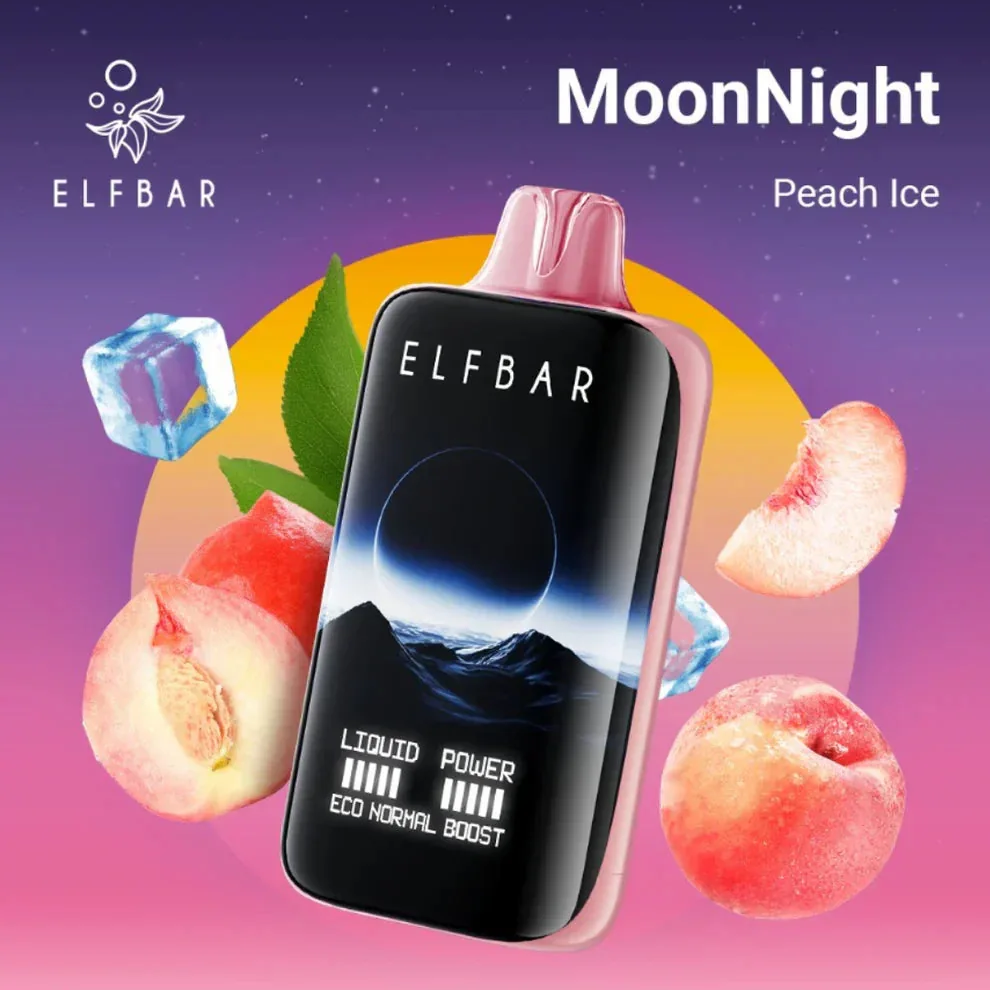 Elf Bar Moon Night 40K – Peach Ice 40000 Puffs Vape in Pune