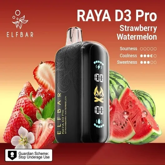 Elf Bar Raya D3 Pro – Strawberry Watermelon Vape in Pune