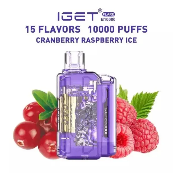 Iget Flare B10000 – Cranberry Raspberry Ice Vape in Pune