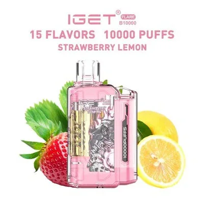 Iget Flare B10000 – Strawberry Lemon Vape in Pune
